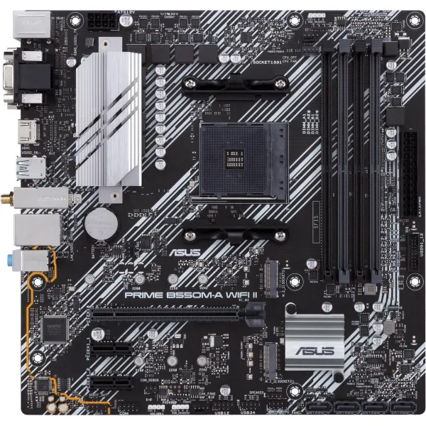 Asus Mainboard|ASUS|AMD B550|SAM4|MicroATX|Memory DDR4|Memory slots 4|2xPCI-Express 3.0 1x|1xPCI-Express 4.0 16x|2xM.2|1x15pin D