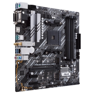Asus Mainboard|ASUS|AMD B550|SAM4|MicroATX|Memory DDR4|Memory slots 4|2xPCI-Express 3.0 1x|1xPCI-Express 4.0 16x|2xM.2|1x15pin D