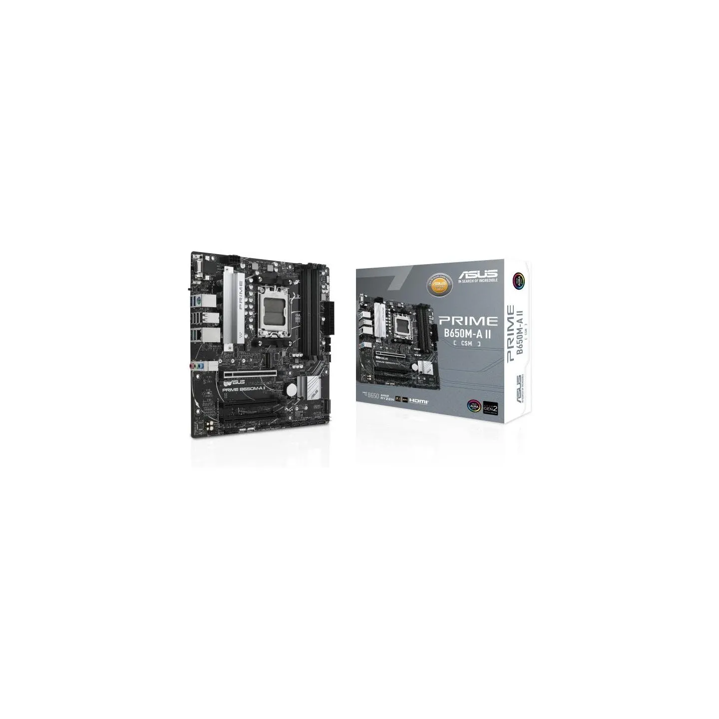 Asus Mainboard|ASUS|AMD B650|SAM5|Micro-ATX|Memory DDR5|Memory slots 4|2xPCI-Express 4.0 16x|2xM.2|1xVGA|1xHDMI|1xDisplayPort|4x