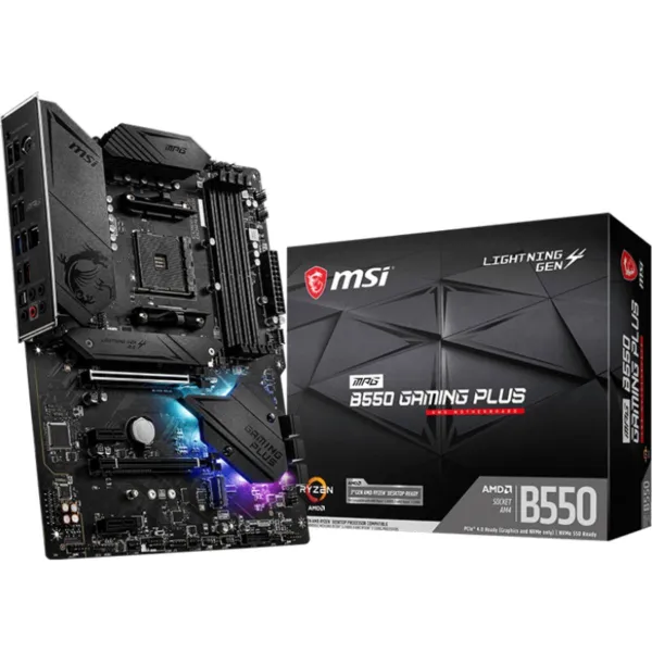 MSI Mainboard|MSI|AMD B550|SAM4|ATX|2xPCI-Express 3.0 1x|1xPCI-Express 3.0 4x|2xM.2|1xPCI-Express 4.0 1x|Memory DDR4|Memory slot