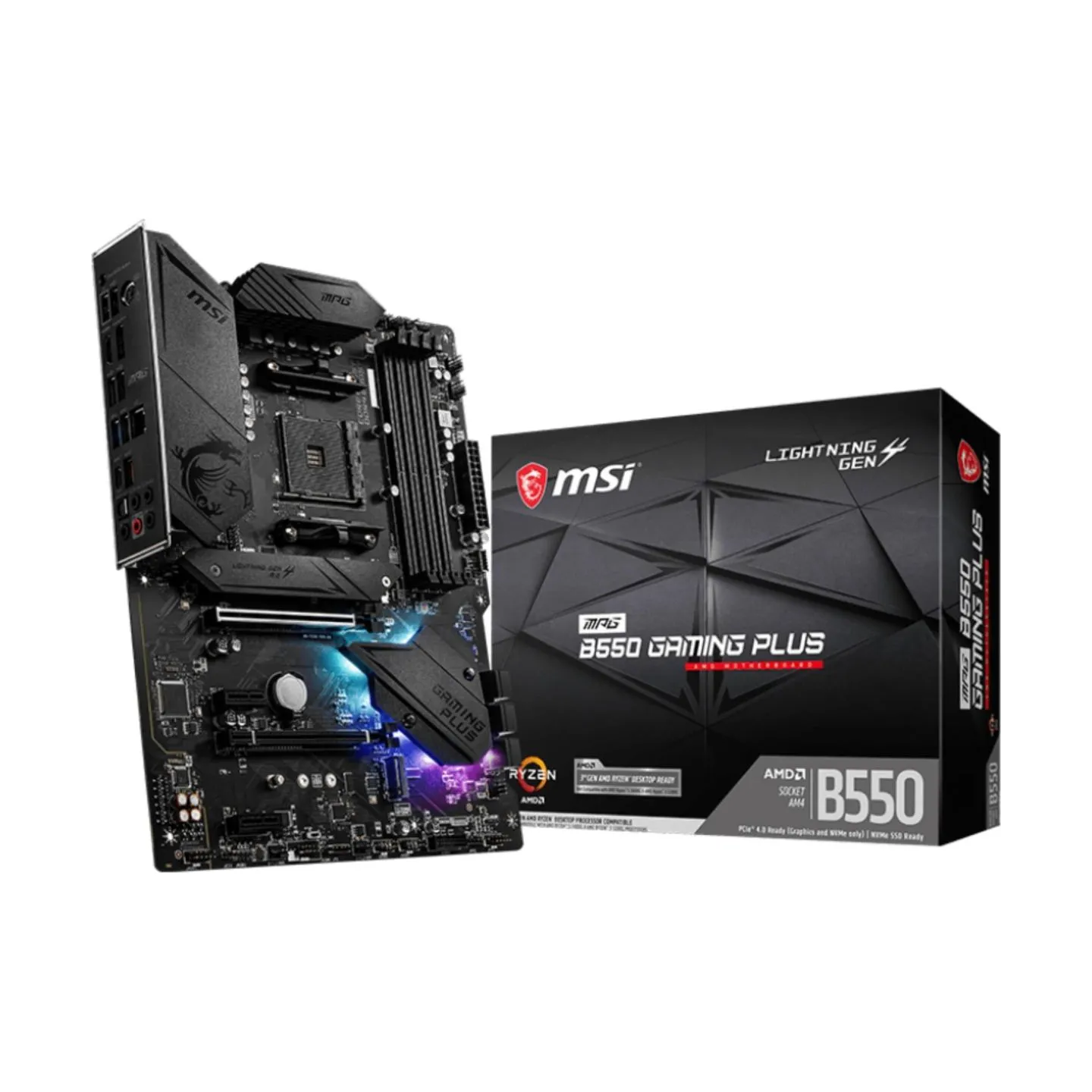 MSI Mainboard|MSI|AMD B550|SAM4|ATX|2xPCI-Express 3.0 1x|1xPCI-Express 3.0 4x|2xM.2|1xPCI-Express 4.0 1x|Memory DDR4|Memory slot