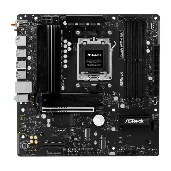 Asrock Mainboard|ASROCK|1xPCI-Express 4.0 4x	|1xPCI-Express 5.0 16x|1xM.2|1xHDMI|1xDisplayPort|1xAudio-In|1xAudio-Out|1xMicropho