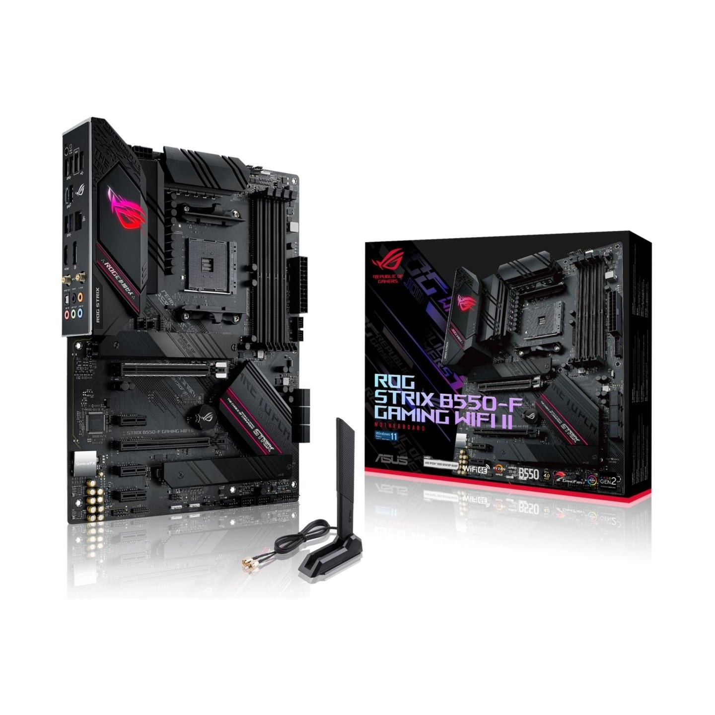 Asus Mainboard|ASUS|AMD B550|SAM4|ATX|Memory DDR4|Memory slots 4|3xPCI-Express 3.0 1x|1xPCI-Express 3.0 4x|1xPCI-Express 4.0 16x