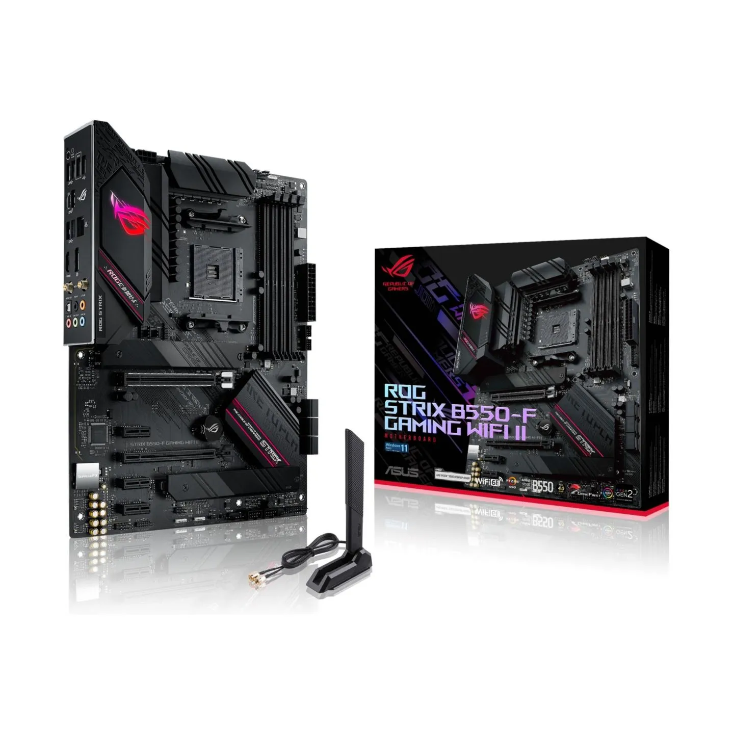 Asus Mainboard|ASUS|AMD B550|SAM4|ATX|Memory DDR4|Memory slots 4|3xPCI-Express 3.0 1x|1xPCI-Express 3.0 4x|1xPCI-Express 4.0 16x