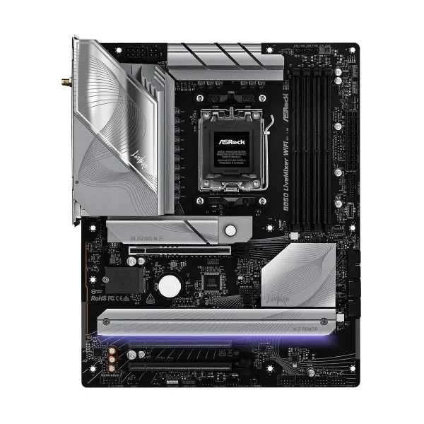 Asrock Mainboard|ASROCK|AMD B850|SAM5|ATX|Memory DDR5|Memory slots 4|2xPCI-Express 4.0 16x|1xPCI-Express 5.0 16x|1xM.2|1xHDMI|1x
