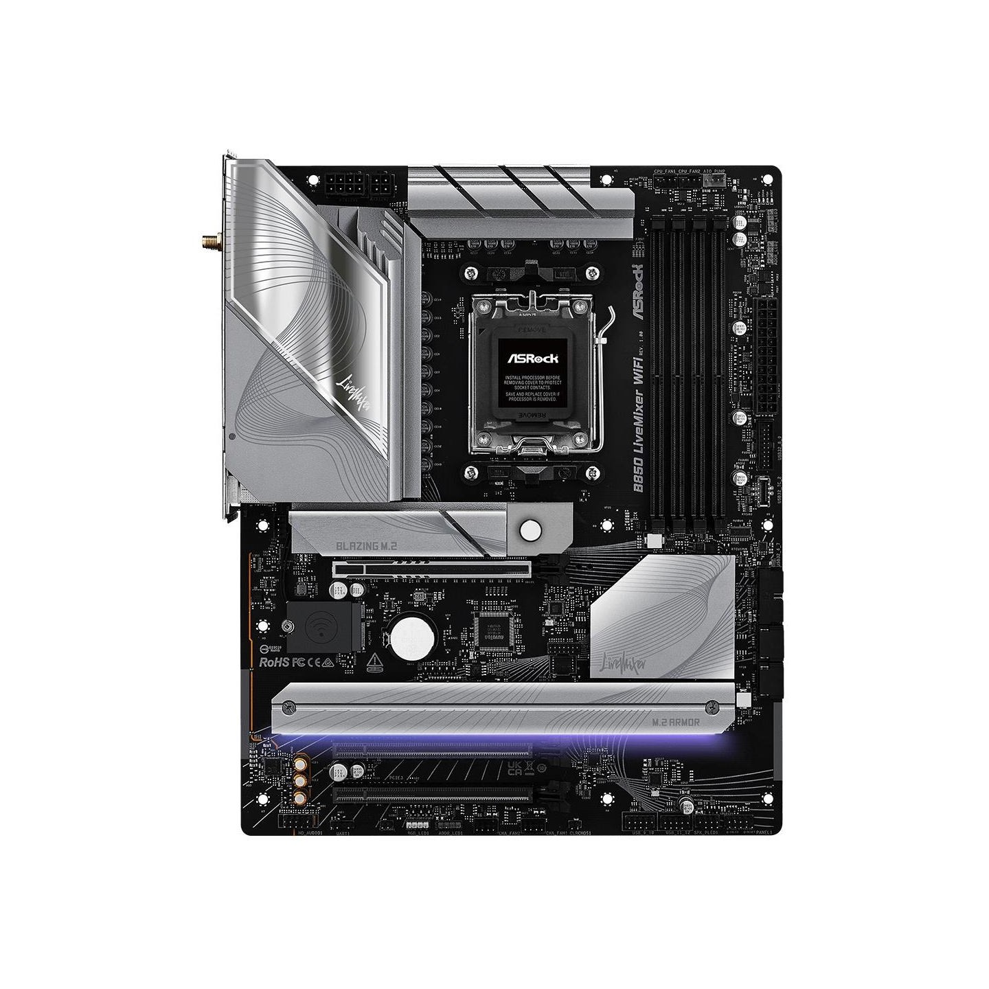 Asrock Motherboard B850 LIVEMIXER WIFI AM5 4DDR5 USB3.2 ATX