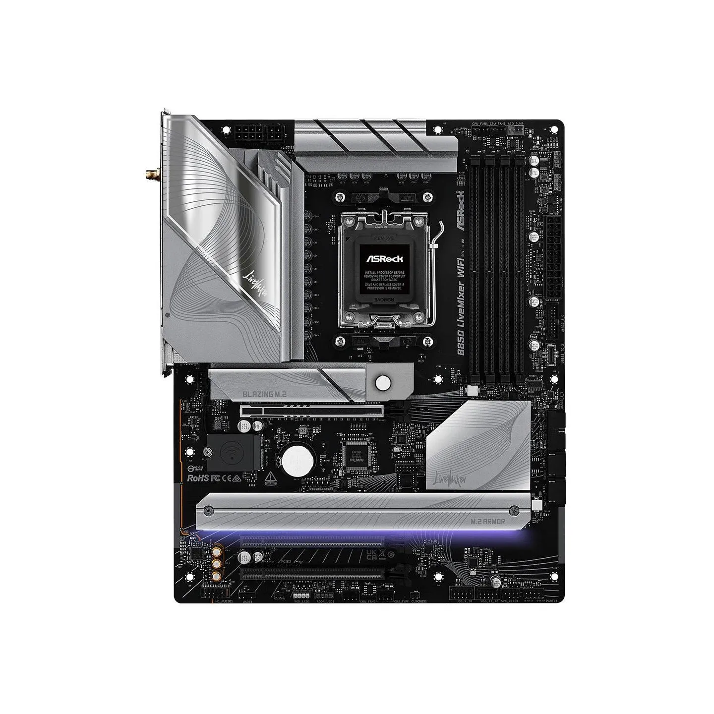 Asrock Motherboard B850 LIVEMIXER WIFI AM5 4DDR5 USB3.2 ATX