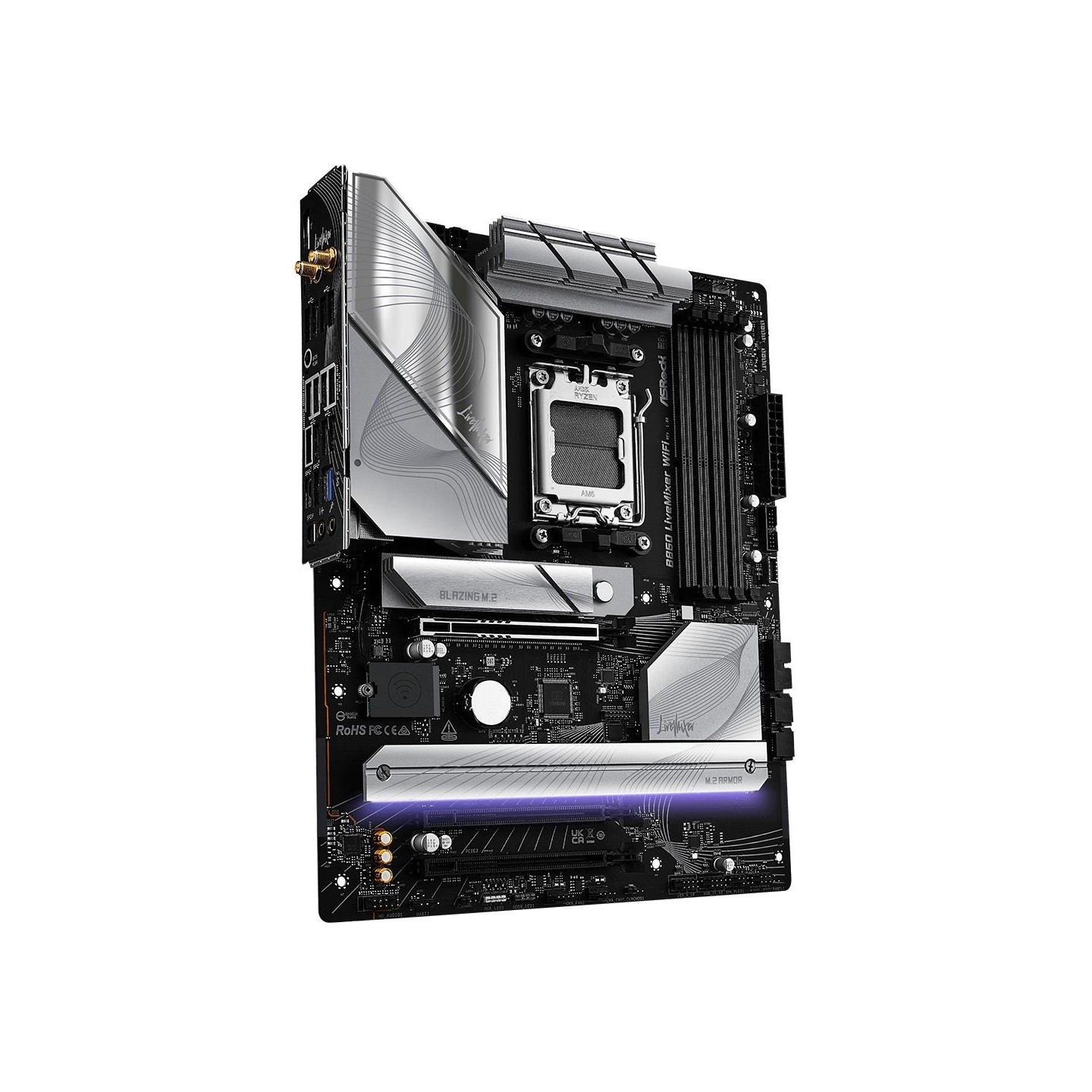 Asrock Motherboard B850 LIVEMIXER WIFI AM5 4DDR5 USB3.2 ATX