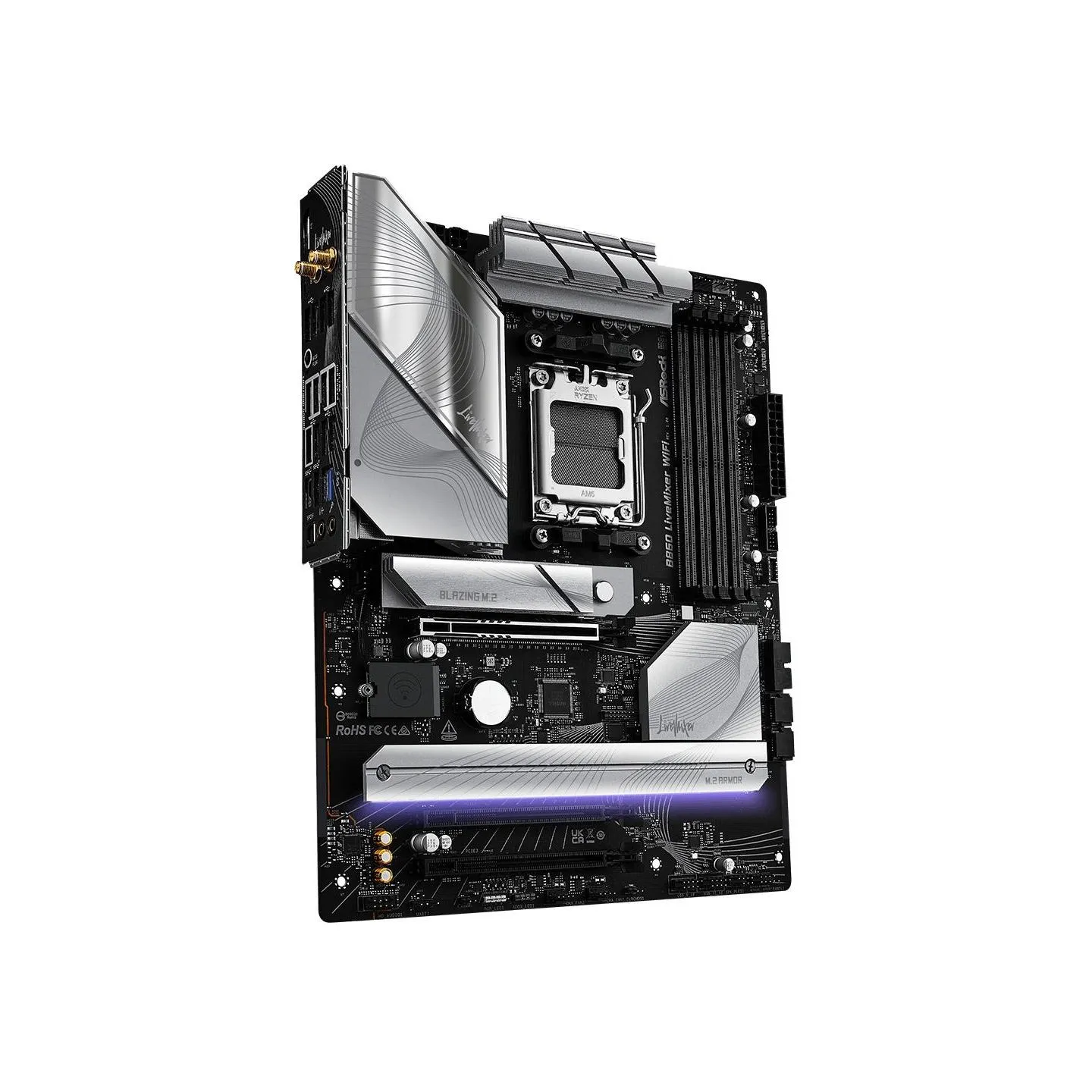 Asrock Motherboard B850 LIVEMIXER WIFI AM5 4DDR5 USB3.2 ATX