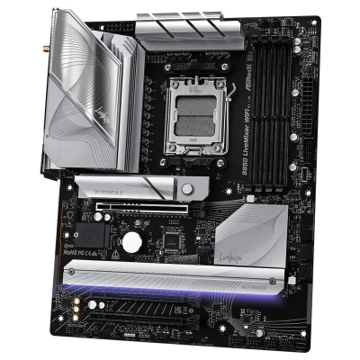 Asrock Mainboard|ASROCK|AMD B850|SAM5|ATX|Memory DDR5|Memory slots 4|2xPCI-Express 4.0 16x|1xPCI-Express 5.0 16x|1xM.2|1xHDMI|1x
