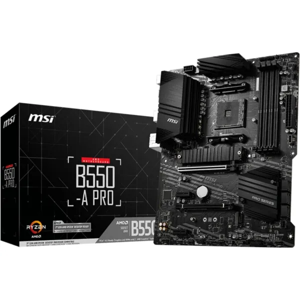 MSI Mainboard|MSI|AMD B550|SAM4|ATX|2xPCI-Express 3.0 1x|1xPCI-Express 3.0 4x|2xM.2|1xPCI-Express 4.0 16x|Memory DDR4|Memory slo