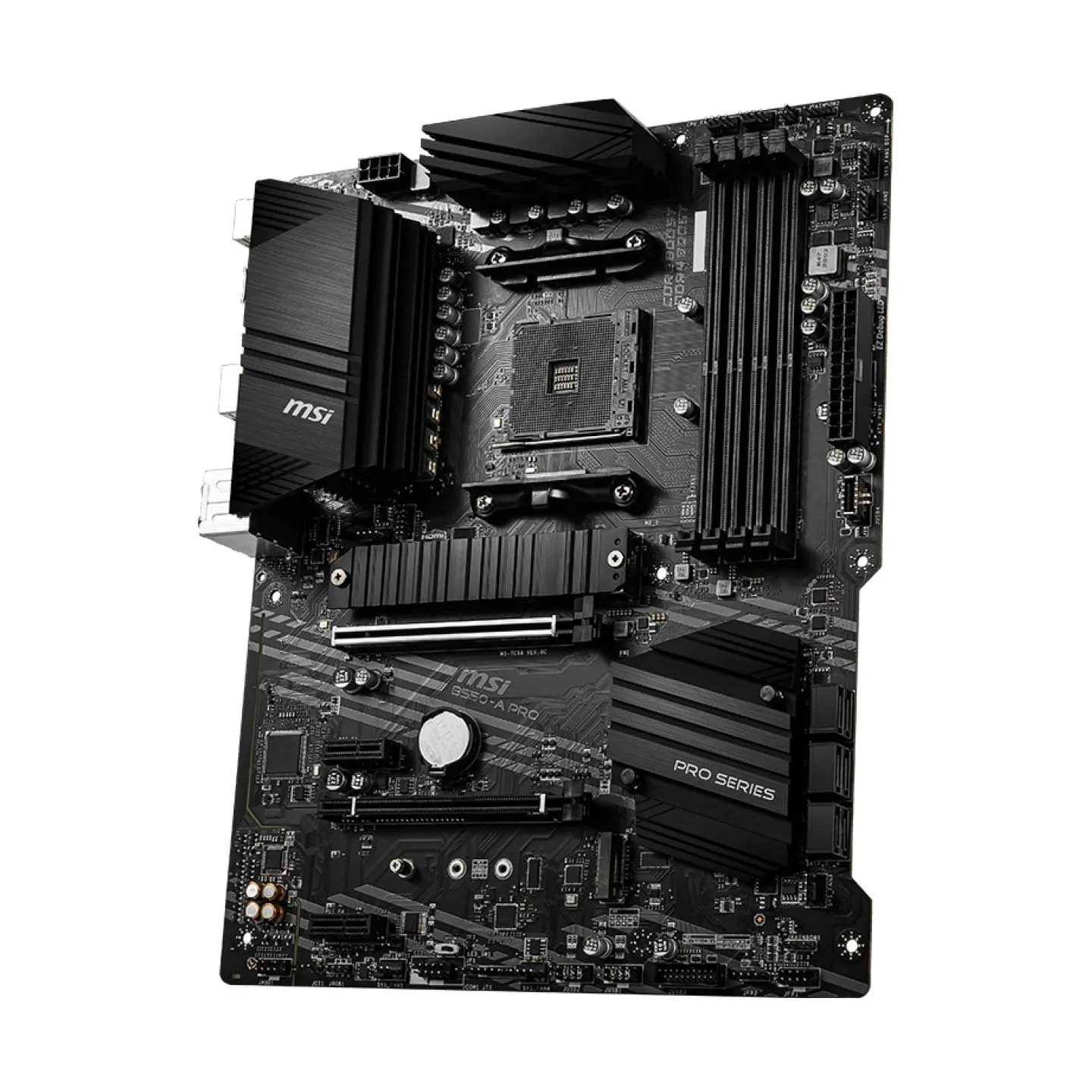 MSI Mainboard|MSI|AMD B550|SAM4|ATX|2xPCI-Express 3.0 1x|1xPCI-Express 3.0 4x|2xM.2|1xPCI-Express 4.0 16x|Memory DDR4|Memory slo