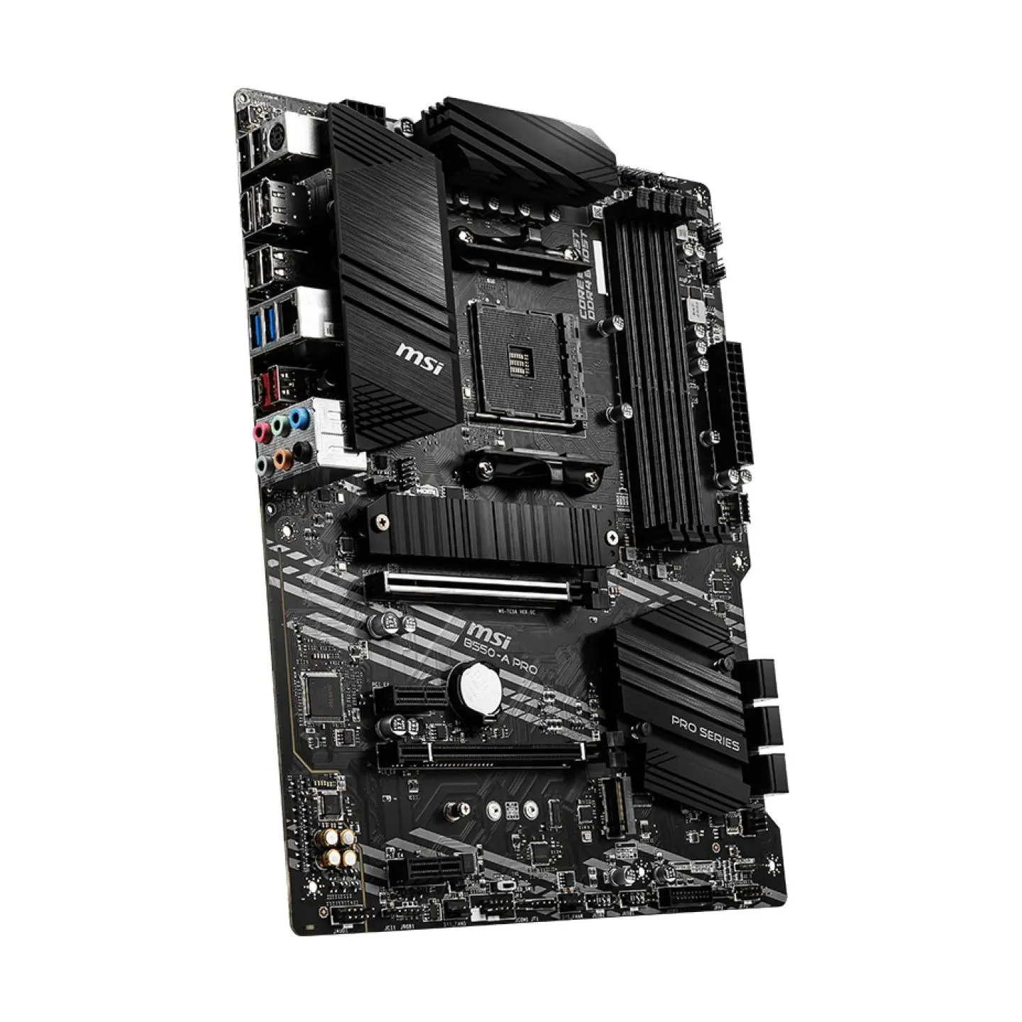 MSI Mainboard|MSI|AMD B550|SAM4|ATX|2xPCI-Express 3.0 1x|1xPCI-Express 3.0 4x|2xM.2|1xPCI-Express 4.0 16x|Memory DDR4|Memory slo