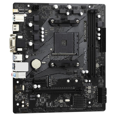 Asrock Motherboard A520M-HDV AM4 2DDR4 HDMI/DVI/VGA M.2 mATX
