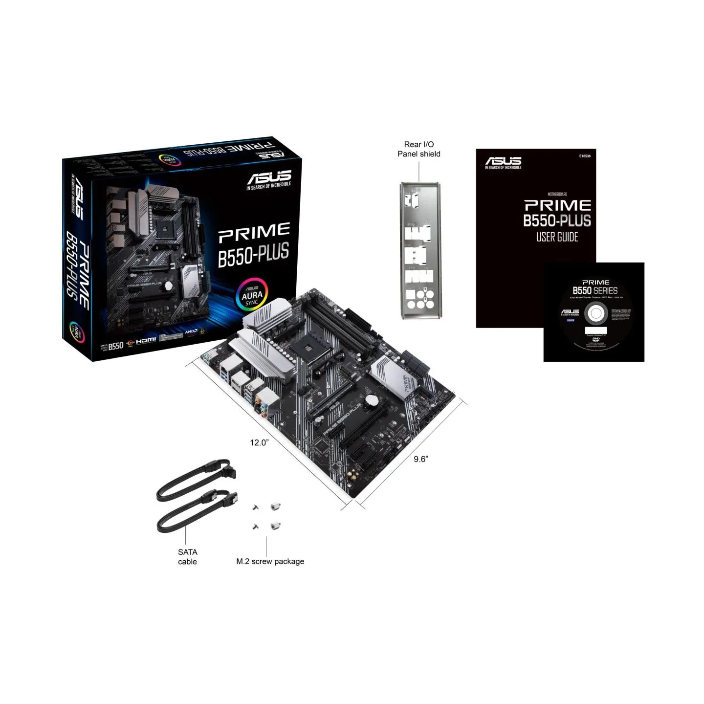 Asus Mainboard|ASUS|AMD B550|SAM4|ATX|3xPCI-Express 3.0 1x|1xPCI-Express 3.0 16x|2xM.2|1xPCI-Express 4.0 16x|Memory DDR4|Memory 
