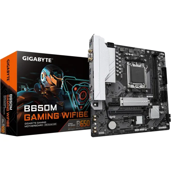 Gigabyte Mainboard|GIGABYTE|AMD B650|SAM5|Micro-ATX|Memory DDR5|B650MGAMINGWIFI6E1.4
