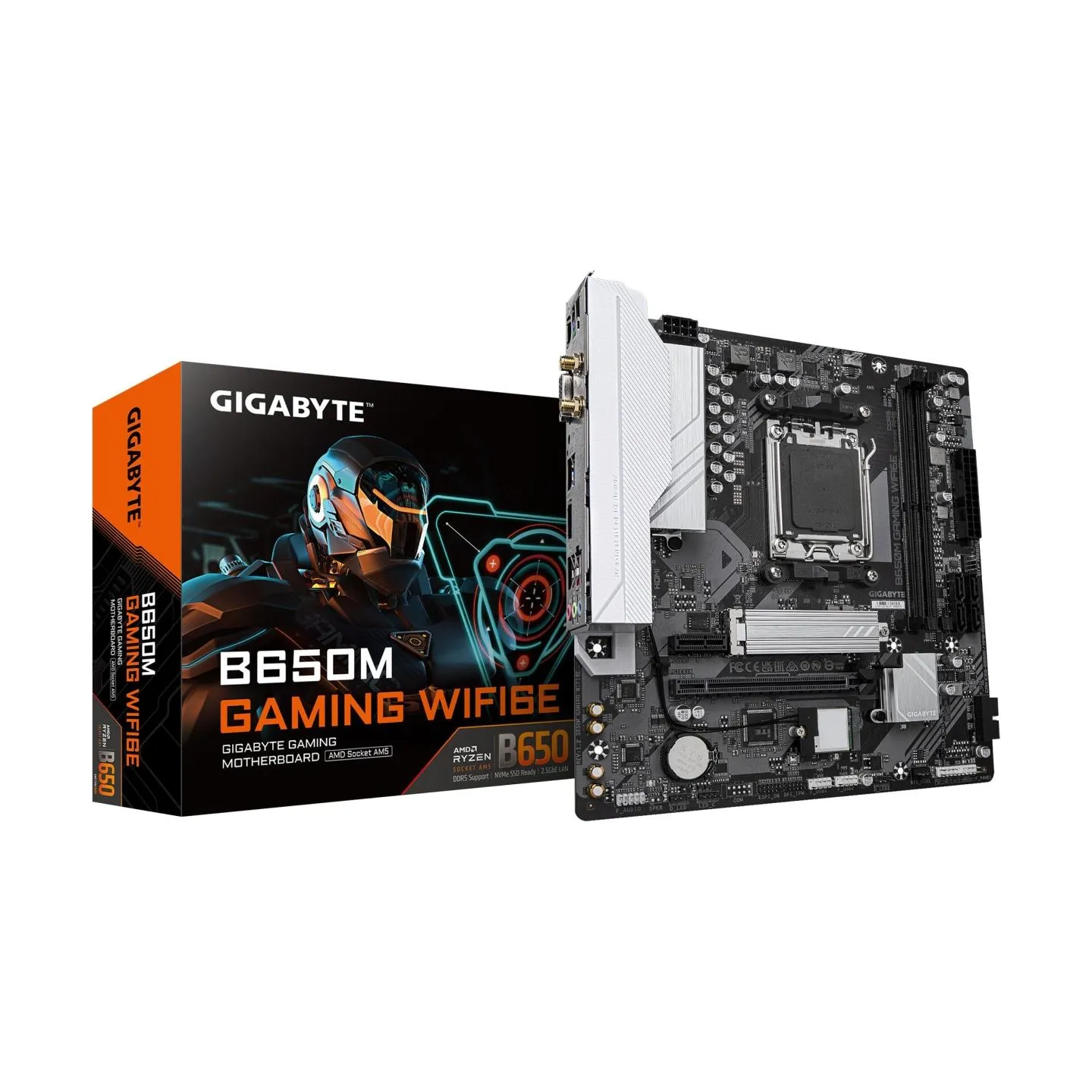 Gigabyte Mainboard|GIGABYTE|AMD B650|SAM5|Micro-ATX|Memory DDR5|B650MGAMINGWIFI6E1.4