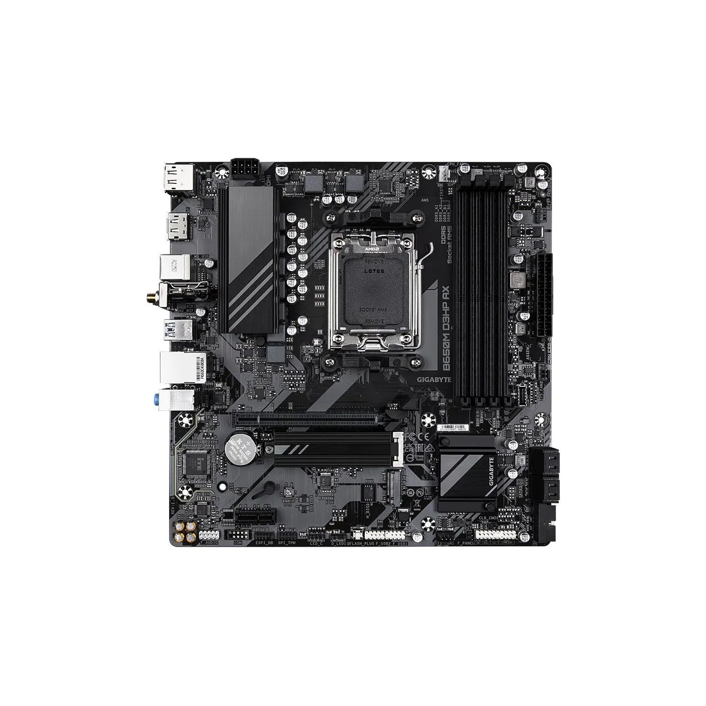 Gigabyte Mainboard|GIGABYTE|AMD B650|SAM5|Micro-ATX|Memory DDR5|Memory slots 4|B650MD3HPAX1.3