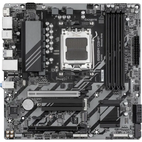 Gigabyte Mainboard|GIGABYTE|AMD B850|Socket AM5|micro ATX|RAM DDR5-SDRAM|4xSlots|2xNumber of M.2 (M) slots|B850MD3HP1.2