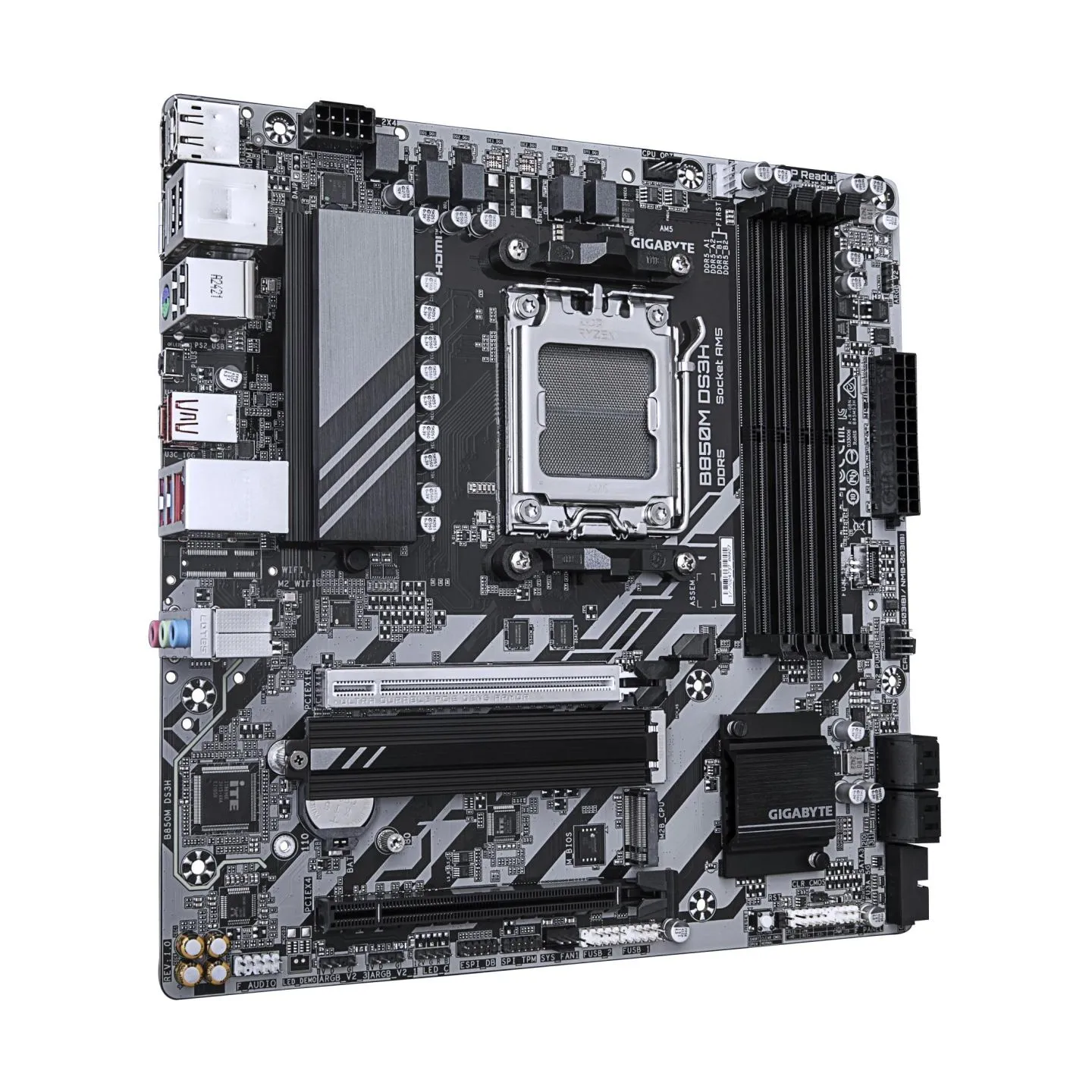 Gigabyte Mainboard|GIGABYTE|AMD B850|Socket AM5|micro ATX|RAM DDR5-SDRAM|4xSlots|2xNumber of M.2 (M) slots|B850MDS3H1.2