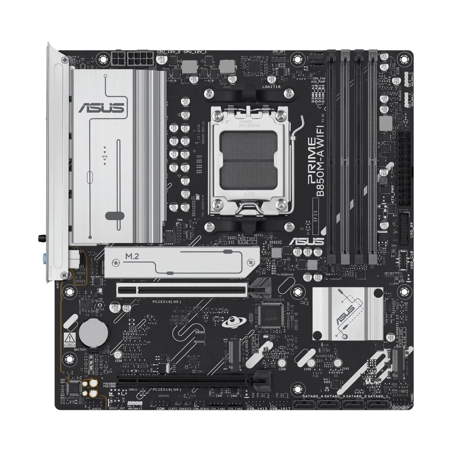 Asus Mainboard|ASUS|AMD B850|SAM5|Micro-ATX|Memory DDR5|Memory slots 4|1xPCI-Express 4.0 16x|1xPCI-Express 5.0 16x|3xM.2|1xHDMI|