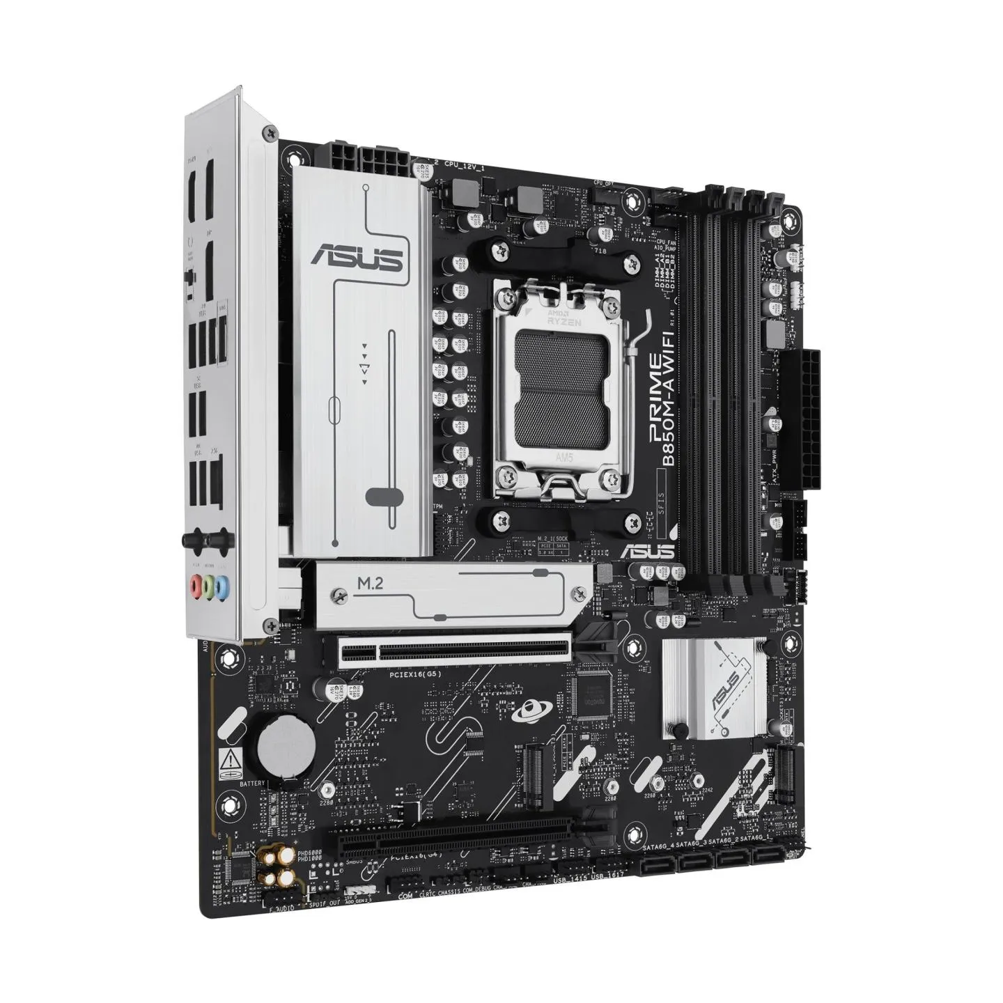 Asus Mainboard|ASUS|AMD B850|SAM5|Micro-ATX|Memory DDR5|Memory slots 4|1xPCI-Express 4.0 16x|1xPCI-Express 5.0 16x|3xM.2|1xHDMI|