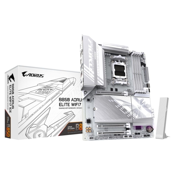 Gigabyte Mainboard|GIGABYTE|AMD B850|SAM5|ATX|Memory DDR5|B850AELITEWF7ICE1.1