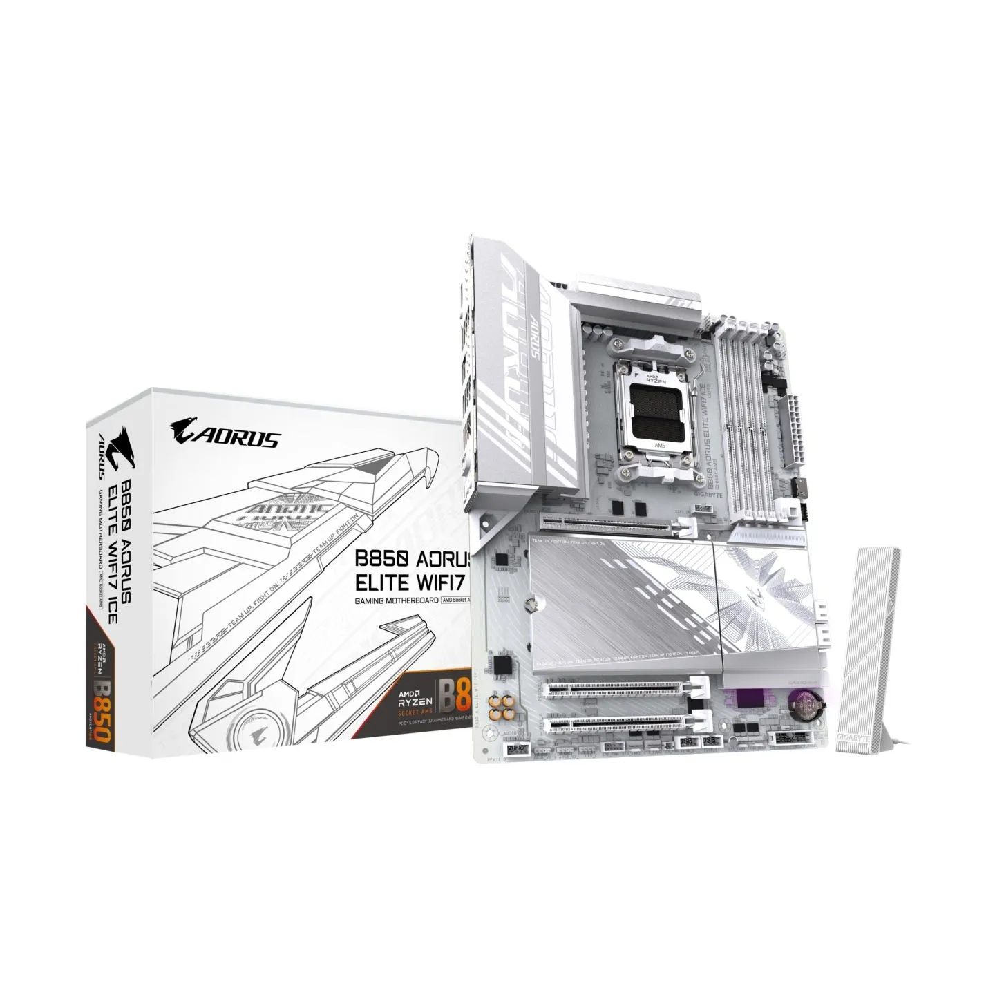 Gigabyte Mainboard|GIGABYTE|AMD B850|SAM5|ATX|Memory DDR5|B850AELITEWF7ICE1.1