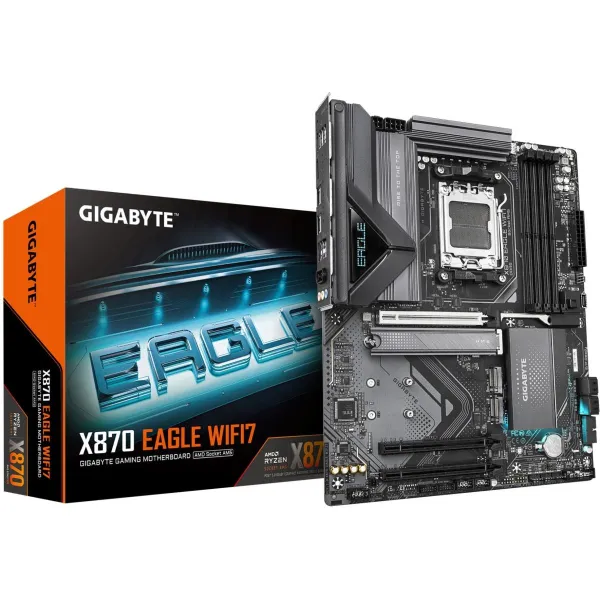 Gigabyte Mainboard|GIGABYTE|AMD X870|SAM5|ATX|Memory DDR5|Memory slots 4|2xPCI-Express 3.0 1x|1xPCI-Express 5.0 16x|3xM.2|1xHDMI