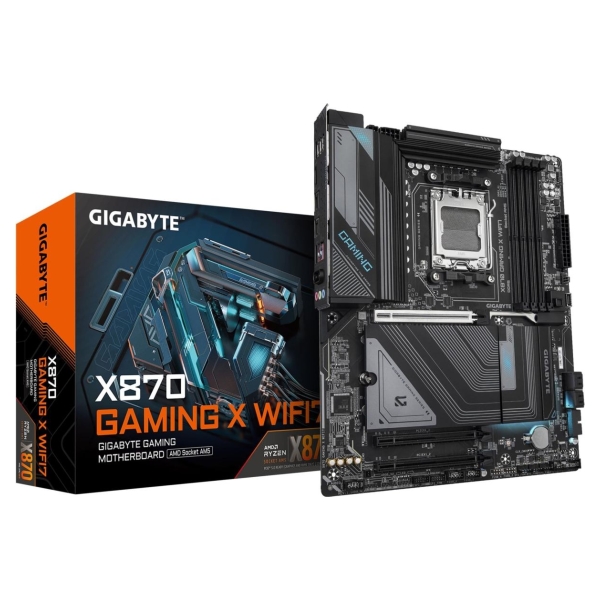 Gigabyte Mainboard|GIGABYTE|AMD X870|SAM5|ATX|Memory DDR5|Memory slots 4|2xPCI-Express 3.0 1x|1xPCI-Express 5.0 16x|3xM.2|1xHDMI