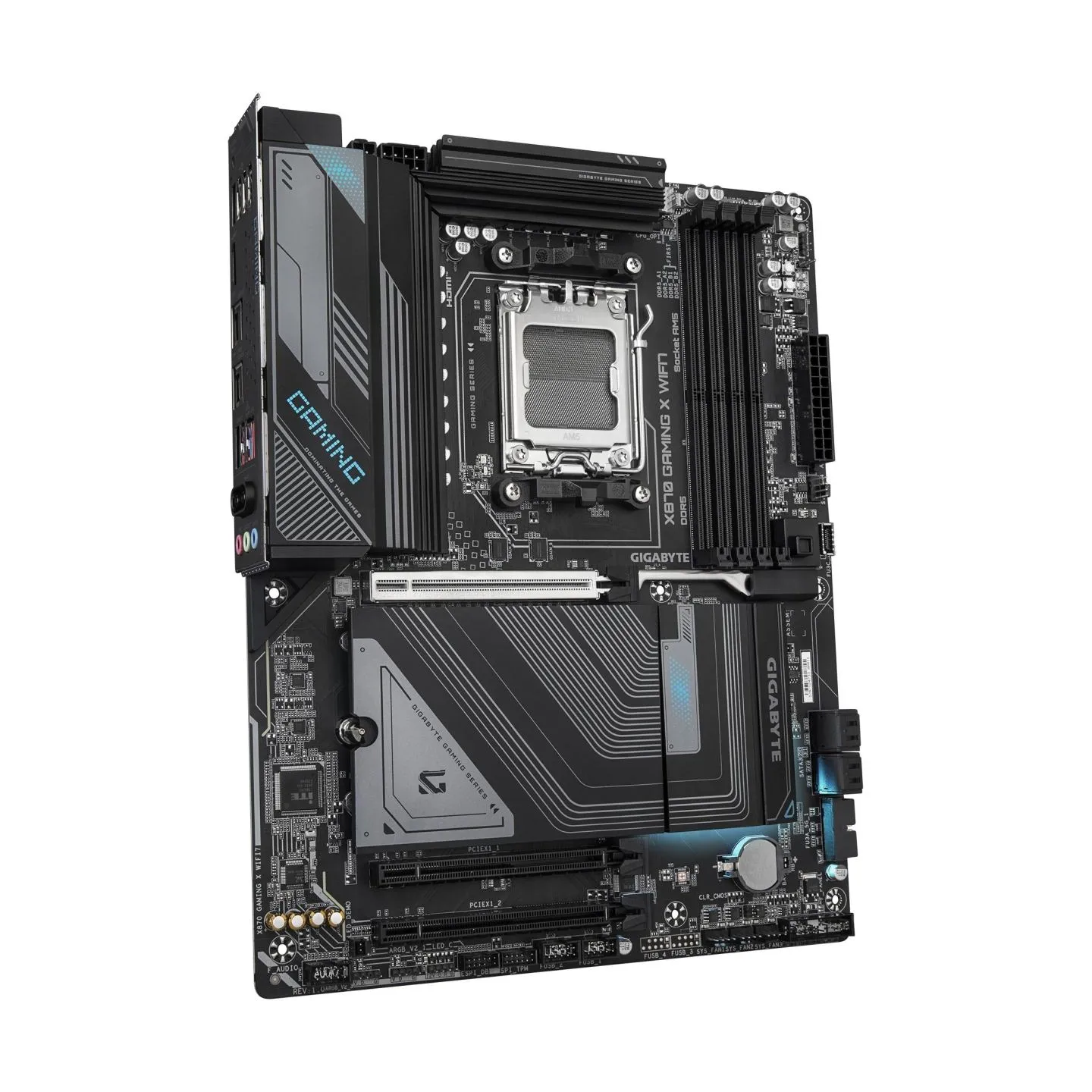 Gigabyte Mainboard|GIGABYTE|AMD X870|SAM5|ATX|Memory DDR5|Memory slots 4|2xPCI-Express 3.0 1x|1xPCI-Express 5.0 16x|3xM.2|1xHDMI