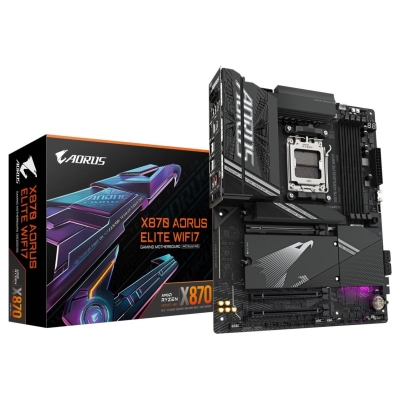 Gigabyte Mainboard|GIGABYTE|AMD X870|SAM5|ATX|Memory DDR5|Memory slots 4|X870AELITEWIFI71.1