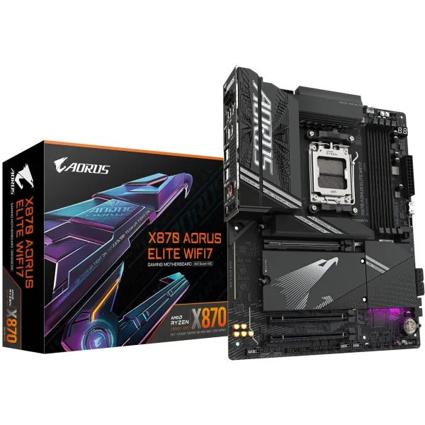 Gigabyte Mainboard|GIGABYTE|AMD X870|SAM5|ATX|Memory DDR5|Memory slots 4|X870AELITEWIFI71.1