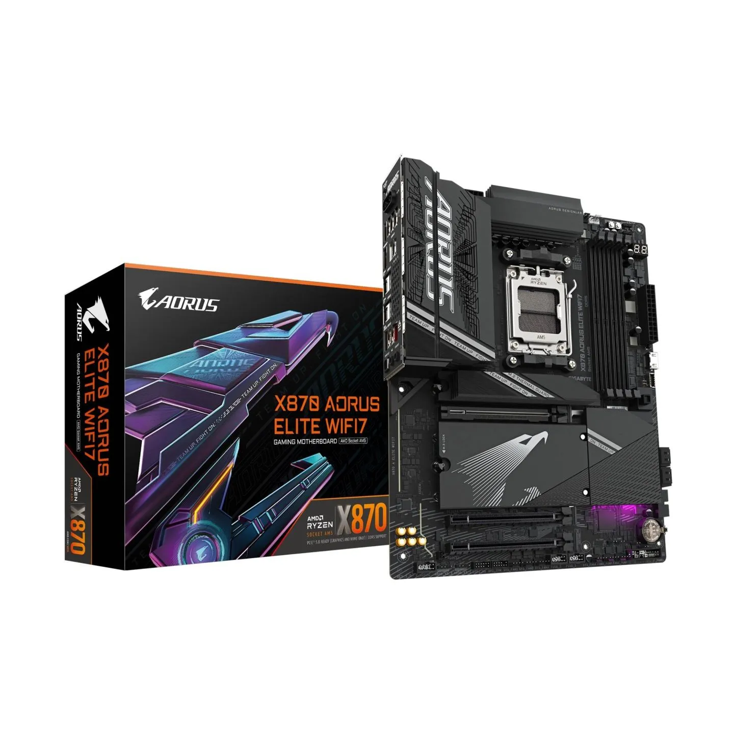 Gigabyte Mainboard|GIGABYTE|AMD X870|SAM5|ATX|Memory DDR5|Memory slots 4|X870AELITEWIFI71.1
