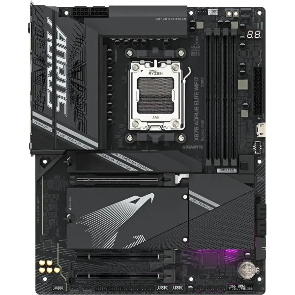 Gigabyte Mainboard|GIGABYTE|AMD X870|SAM5|ATX|Memory DDR5|Memory slots 4|X870AELITEWIFI71.1