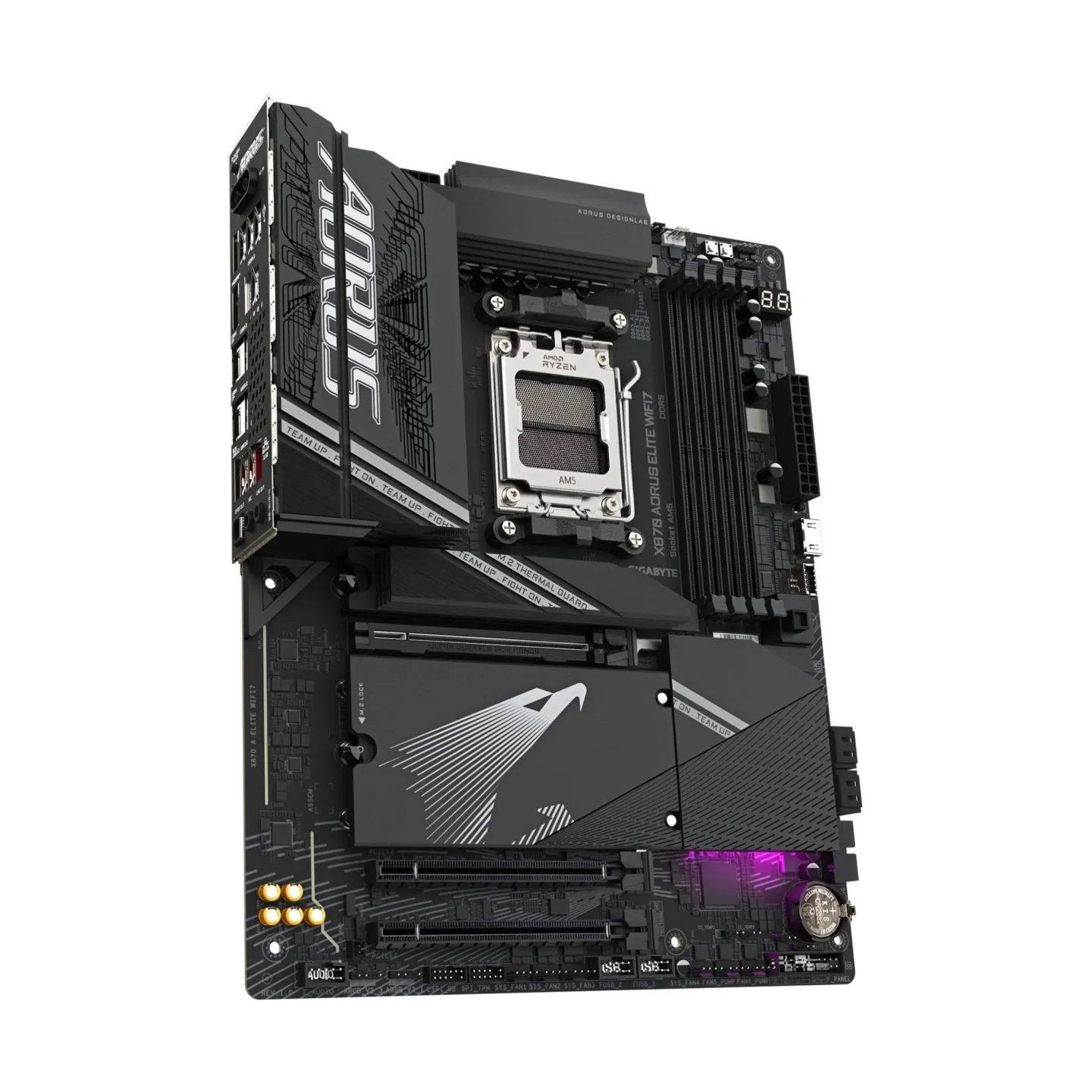 Gigabyte Mainboard|GIGABYTE|AMD X870|SAM5|ATX|Memory DDR5|Memory slots 4|X870AELITEWIFI71.1
