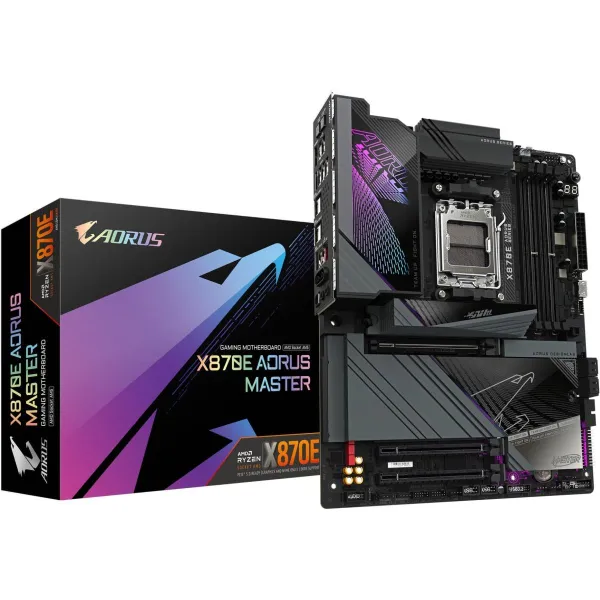 Gigabyte Mainboard|GIGABYTE|AMD X870E|SAM5|ATX|Memory DDR5|Memory slots 4|1xPCI-Express 3.0 4x|1xPCI-Express 4.0 4x	|1xPCI-Expre