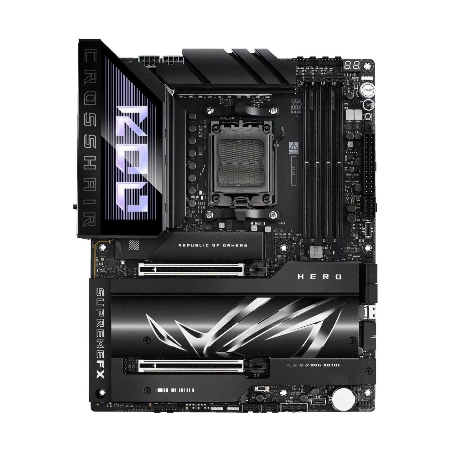 Asus Mainboard|ASUS|AMD X870E|SAM5|ATX|Memory DDR5|Memory slots 4|2xPCI-Express 4.0 16x|2xPCI-Express 5.0 16x|4xM.2|1xHDMI|1xAud