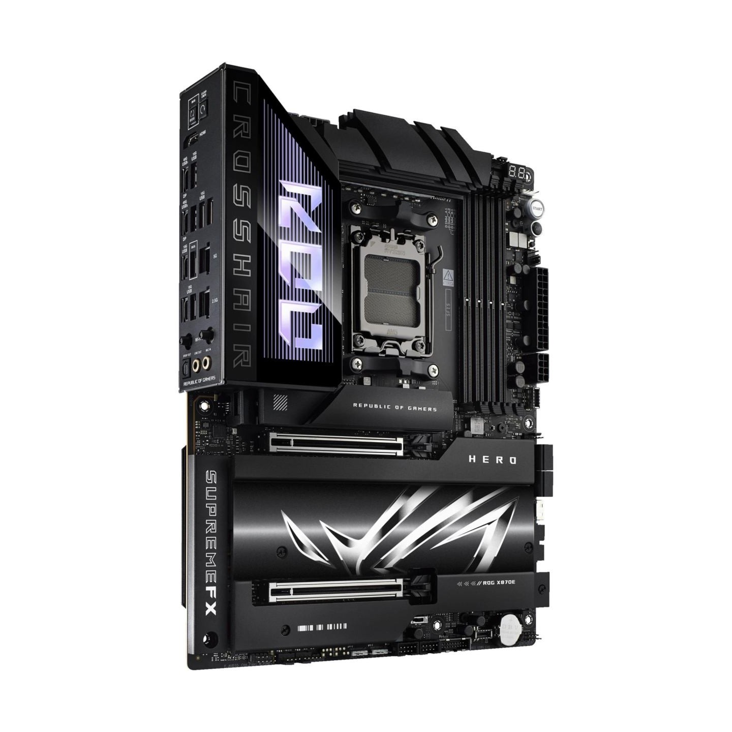 Asus Mainboard|ASUS|AMD X870E|SAM5|ATX|Memory DDR5|Memory slots 4|2xPCI-Express 4.0 16x|2xPCI-Express 5.0 16x|4xM.2|1xHDMI|1xAud