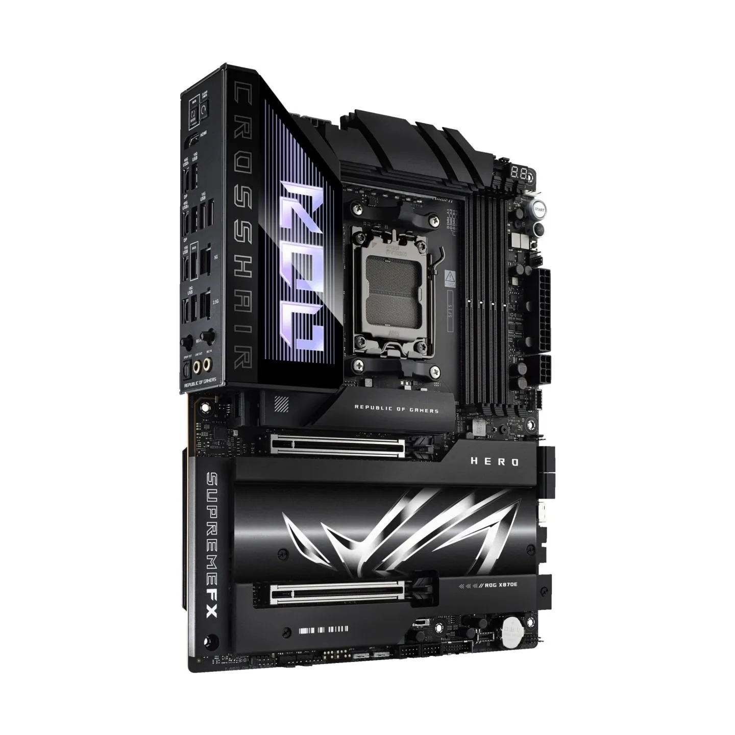 Asus Mainboard|ASUS|AMD X870E|SAM5|ATX|Memory DDR5|Memory slots 4|2xPCI-Express 4.0 16x|2xPCI-Express 5.0 16x|4xM.2|1xHDMI|1xAud