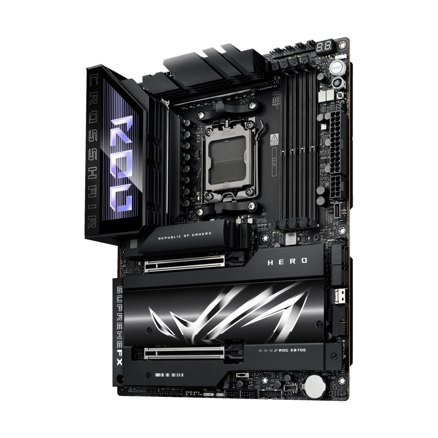 Asus Mainboard|ASUS|AMD X870E|SAM5|ATX|Memory DDR5|Memory slots 4|2xPCI-Express 4.0 16x|2xPCI-Express 5.0 16x|4xM.2|1xHDMI|1xAud