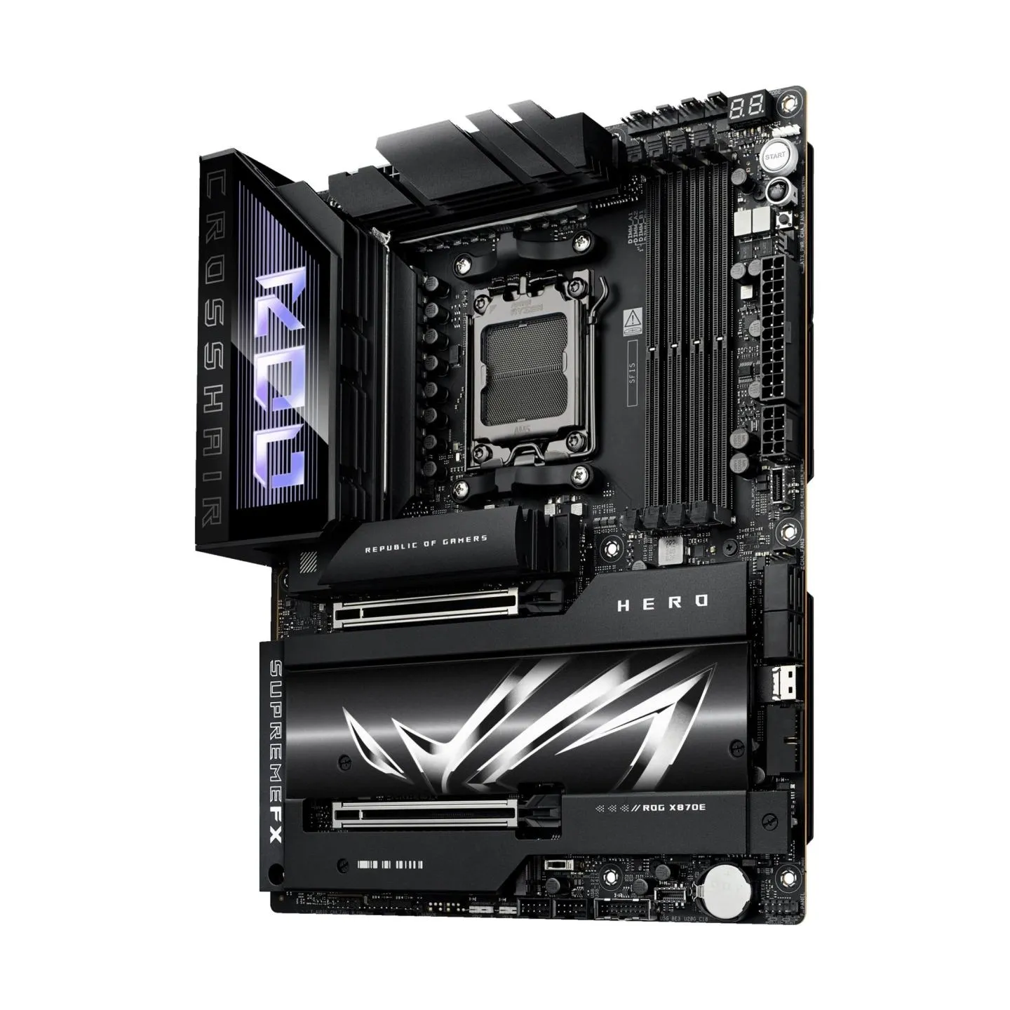 Asus Mainboard|ASUS|AMD X870E|SAM5|ATX|Memory DDR5|Memory slots 4|2xPCI-Express 4.0 16x|2xPCI-Express 5.0 16x|4xM.2|1xHDMI|1xAud