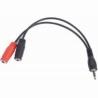 Gembird CABLE AUDIO 3.5MM 4-PIN TO/3.5MM S+MIC CCA-417 GEMBIRD
