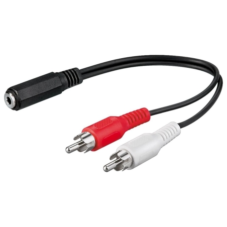 Goobay | Audio cable adapter, 3.5 mm | 50092