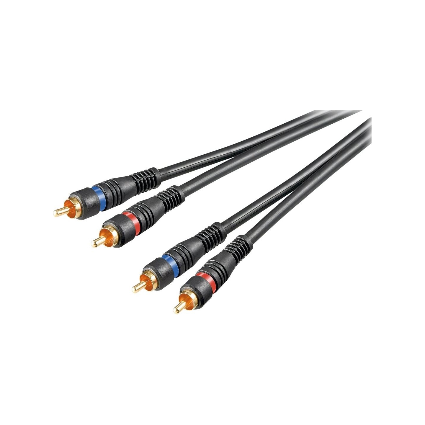 Goobay | Stereo RCA cable 2x RCA, double shielded | 50032