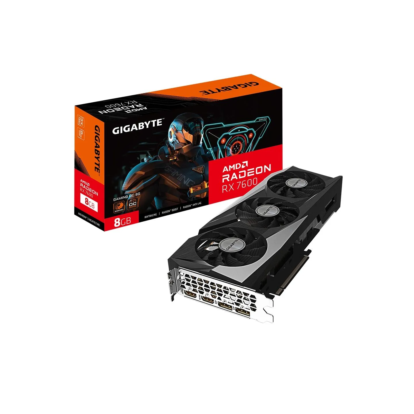 Gigabyte Radeon RX7600 GAMING OC 8GB