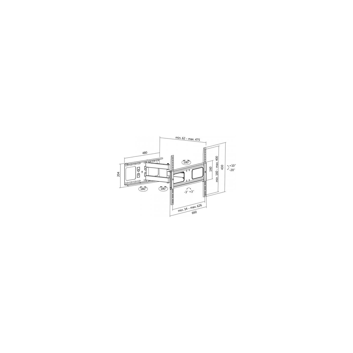 Logilink BP0028 - TV wall mount