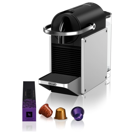 Delonghi | Coffee Maker | EN127.S Nespresso Pixie | Pump pressure 19 bar | Capsule | 1260 W | Silver