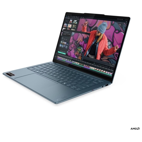 Lenovo Yoga Slim 7 14AKP10 14 WUXGA AMD R5 AI 330/16GB/512GB/AMD Radeon 820M/WIN11 Home/ENG Backlit kbd/Tidal Teal/2Y Warranty |