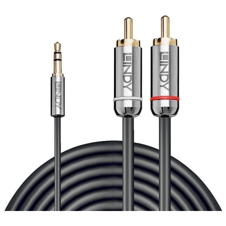 Lindy CABLE AUDIO 3.5MM TO PHONO/0.5M 35332 LINDY
